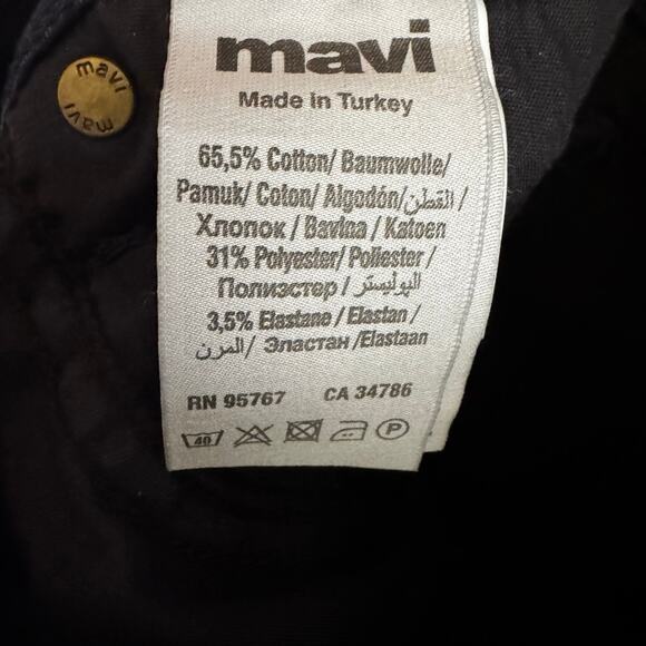 Mavi Jeans Co. Alexa Mid Rise Skinny Jeans Dark Wash Size 27 / 28 Casual Career - Picture 4 of 15